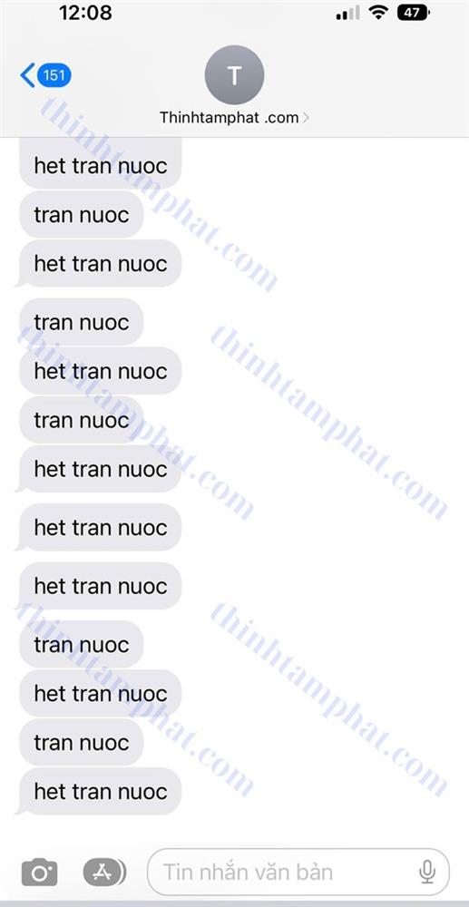 cảnh báo tràn nước